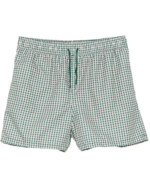 Jonathan Simkhai Geometric-Print Drawstring Swim Shorts - Blue