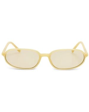 Jacquemus Oval-Frame Sunglasses - Natural