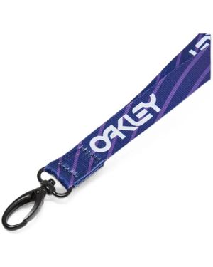 Oakley Wanderlust Logo-Print Lanyard - Blue