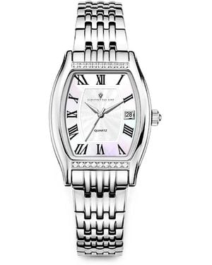 Christian Van Sant Gemma 34Mm Watch - White