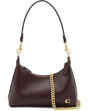 COACH Zip Shoulder Bag - Brown