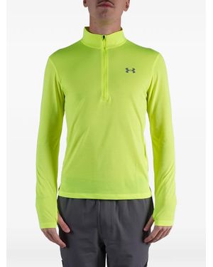 Under Armour T-Shirt Met Rits - Groen