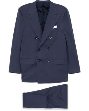 Kiton Single-Breasted Suit - Blue