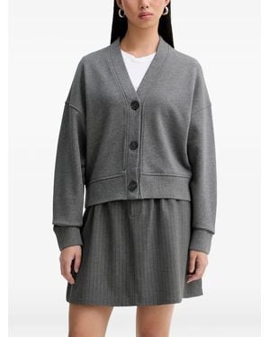 Marc O' Polo Button Knitwear - Grey