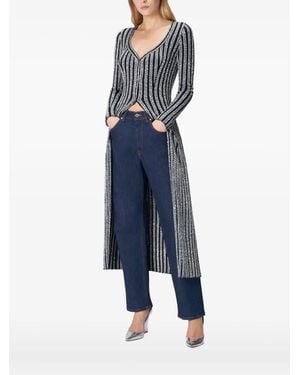 Missoni Stripe Button Cardigan - Blue