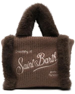 MC2 Saint Barth Mini Vanity Tote Bag - Brown