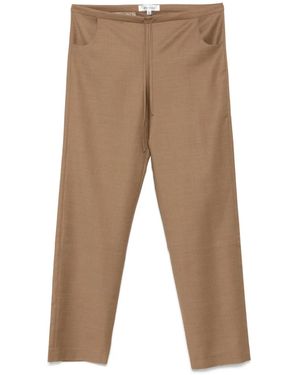 AYA MUSE Viring Wool-Blend Trousers - Natural