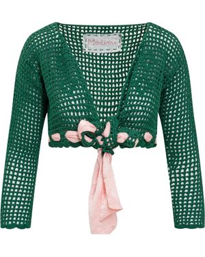 Matimì Knot-Detail Blouse - Green