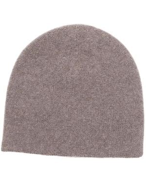 N.Peal Cashmere Bonnet Superposé En Cachemire - Gris