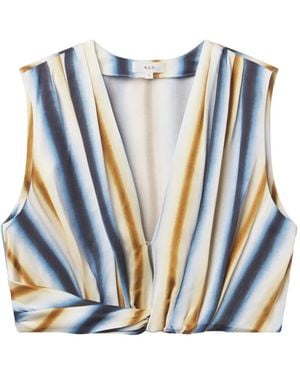 A.L.C. Brooklyn Twist-Detail Top - Blue