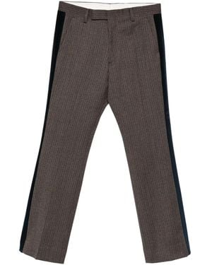 Wales Bonner Pinstripe Trousers - Grey