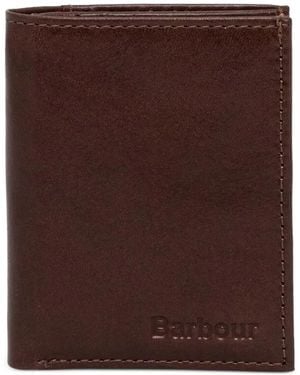 Barbour Colwell Small Billfold Wallet - Brown