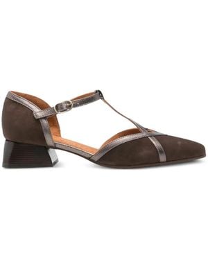 Chie Mihara Hidrow T-Bar Court Shoes - Brown