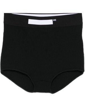 MEDEA High-Waisted Shorts - Black