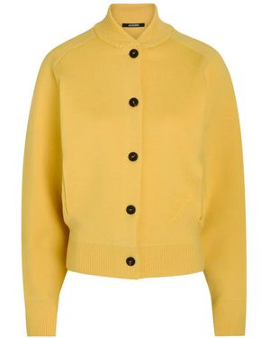 Jacquemus Lavande Button Cardigan - Yellow
