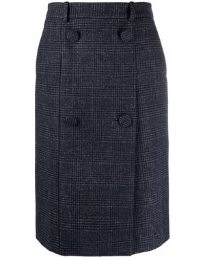 Nina Ricci Minigonna A Quadri - Blu
