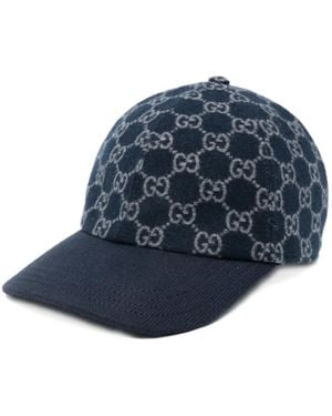 Gucci Gorra con motivo del logo - Azul