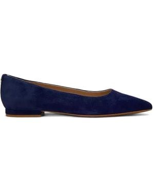 Ralph Lauren Londyn Pointed-Toe Court Shoes - Blue