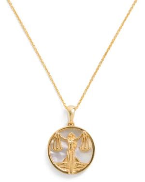 freya rose Collana Con Pendente Libra - Metallizzato