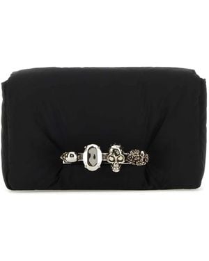 McQueen The Puffy Knuckle Belt Bag - Black