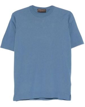 FILIPPO DE LAURENTIIS Crew Neck T-Shirt - Blue