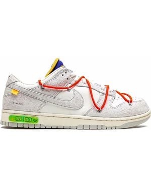 NIKE X OFF-WHITE Dunk Low "Lot 13" Trainers - White