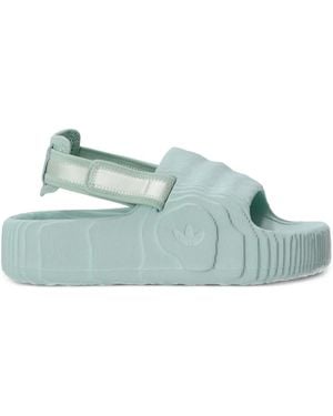 adidas Adilette Textured Slingback Sandals - Green