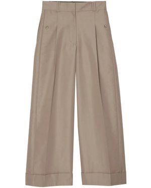 【3.1 Phillip Lim】カーブド ワイドレッグ クロップド パンツ 3.1 Phillip Lim Denim Curve Pants with Zippers | Shopbop