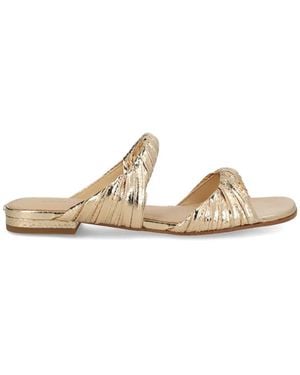 MICHAEL Michael Kors Kiana Open-Toe Sandals - Metallic