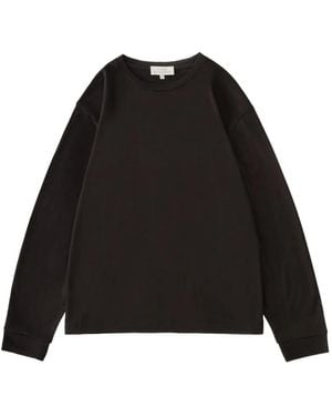 Studio Nicholson Long-Sleeved Jersey T-Shirt - Black