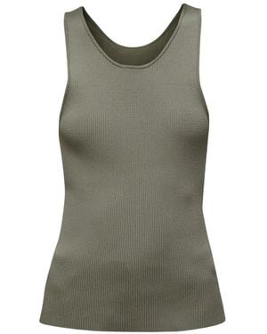 3.1 Phillip Lim Ribbed Layering Tank Top - Green