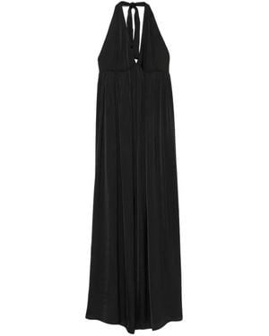 MOUTAKI Backless Maxi Dress - Black