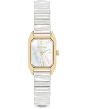 Anne Klein 20.5Mm Mother-Of-Peearl Watch - White