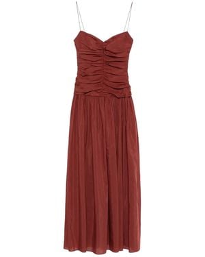 Matteau Gathered Drop Waist Maxi Dress