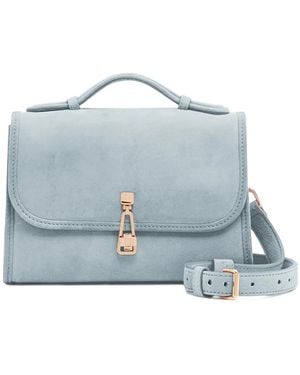 Gabriela Hearst Small Leonora Suede Shoulder Bag - Blue