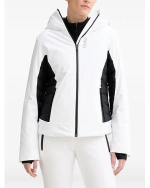 Colmar Hooded Paneled Ski Jacket - White