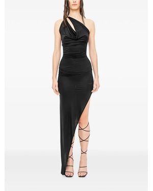Rick Owens Aaliyah Asymmetric-Hem Dress - Black