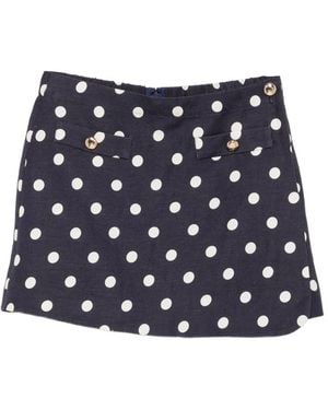 Maje Polka-Dot Skorts - Blue
