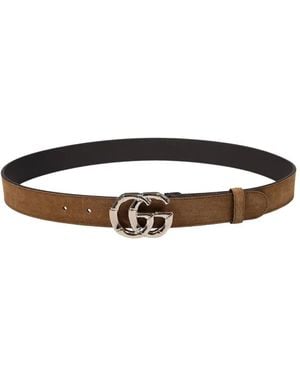 Gucci Gürtel mit GG-Motiv - Weiß
