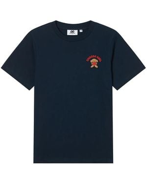 Chocoolate エンブロイダリー Tシャツ - ブルー