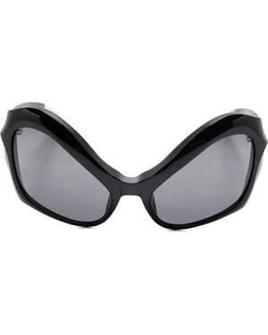 Mugler Cat-Eye Frame Sunglasses - Black