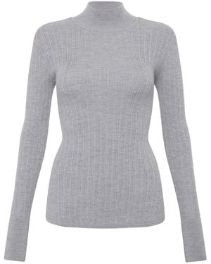 Rebecca Vallance Noel Knitted Top - Grey