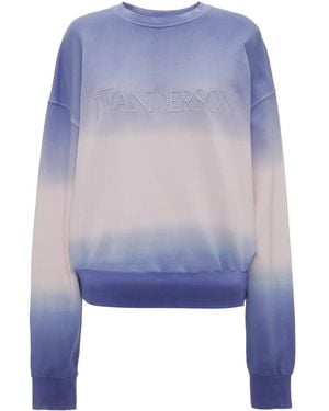 JW Anderson Sudadera con efecto degradado - Morado