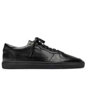 Officine Creative Sisso 001 Panelled Leather Trainers - Black