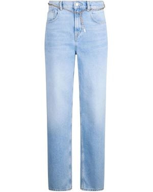 Liu Jo High-Rise Straight-Leg Jeans - Blue