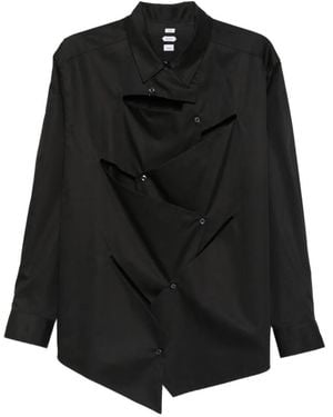 Post Archive Faction PAF Asymmetric Cutout Shirt - Black