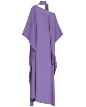 Taller Marmo Barths Asymmetrische Maxi-Jurk - Paars