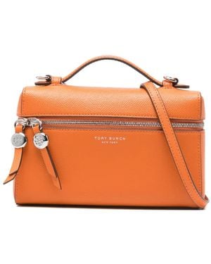Tory Burch Top-Handle Mini Clutch Bag - Orange