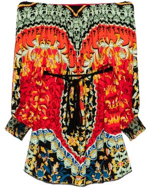 Alice + Olivia Artemis ミニドレス - レッド