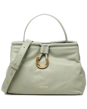 Coccinelle Tote Bag Mit Metallring - Mettallic